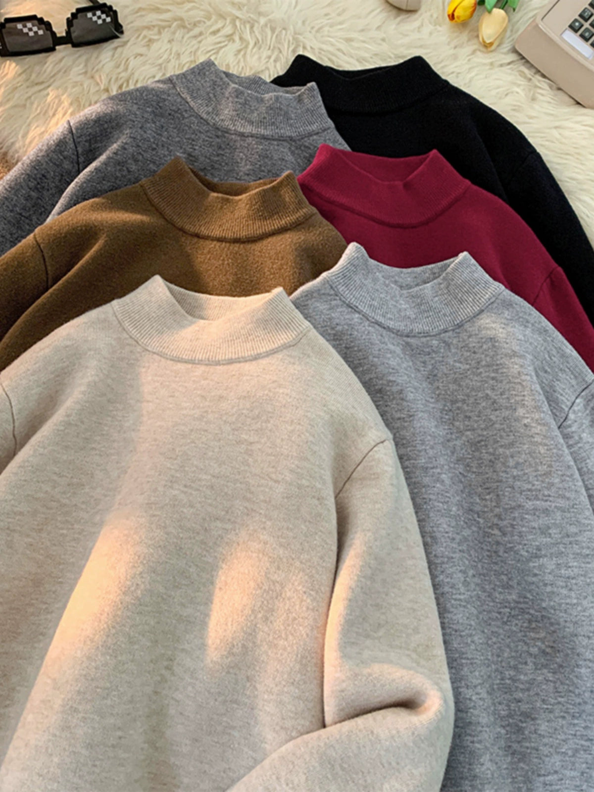 jpq Half-Turtleneck Warm Sweater