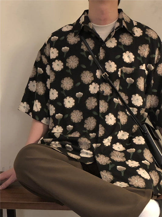 Nagawl Floral Pattern Shirt