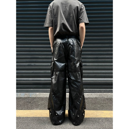 DSTR Glossy Leather Pants