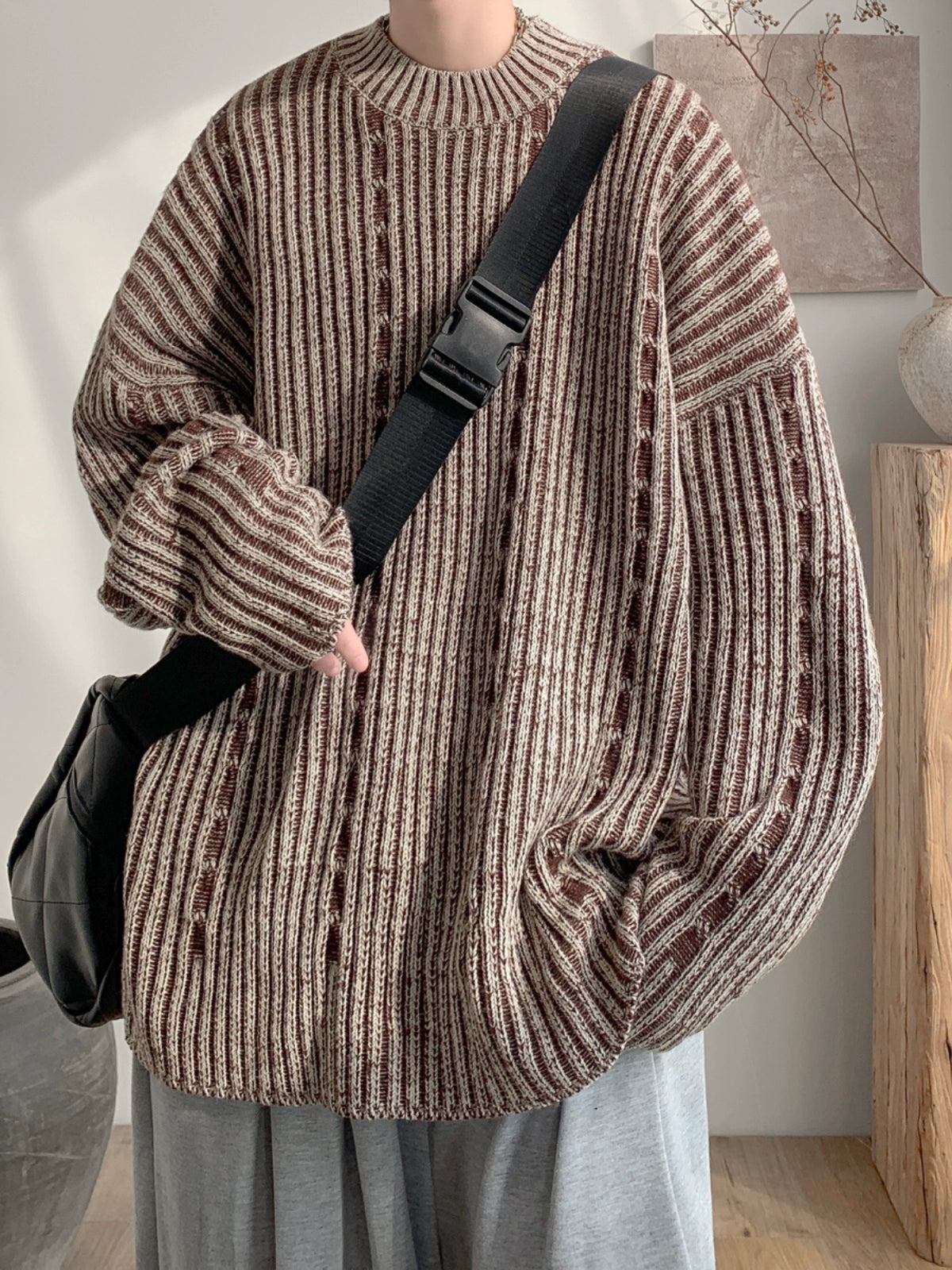 jpq Striped Knit Sweater