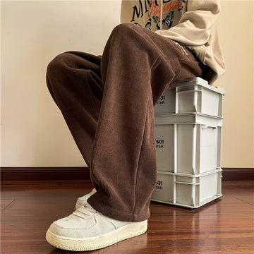 YDS Drawstring Corduroy Straight Pants