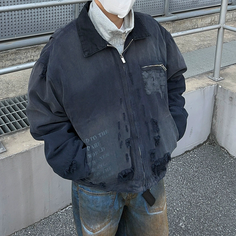 FATEE Distressed Worker Jacket
