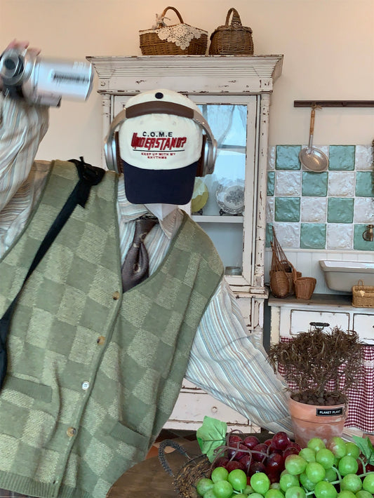 c2 Vintage Checkerboard Vest