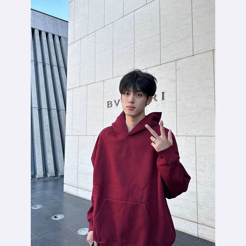 YDS Essential Solid Color Hoodie