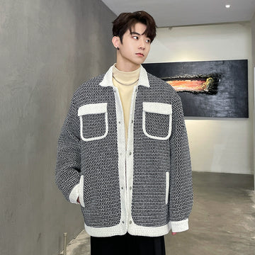 Manyston Flip Pockets Stitch Jacket
