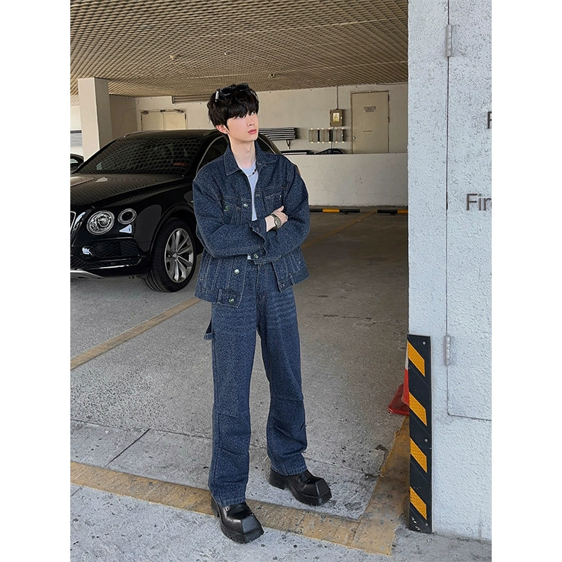 JM Grainy Denim Set