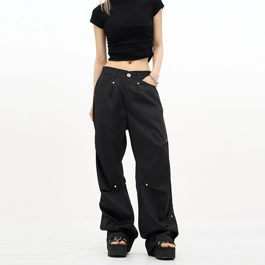 77Fight Yuppie Baggy Pleated Pants