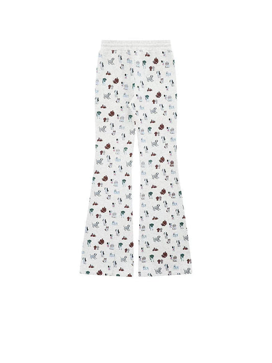 KKYES All Over Puppies Pants