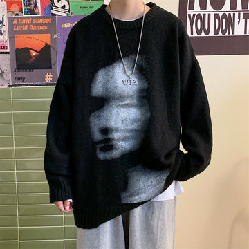 YDS Blurred Face Sweater