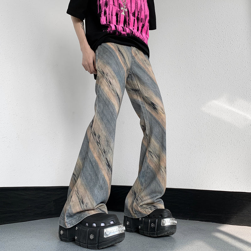 Jian Marble Tie-dye Jeans
