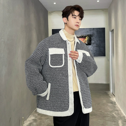 Manyston Flip Pockets Stitch Jacket
