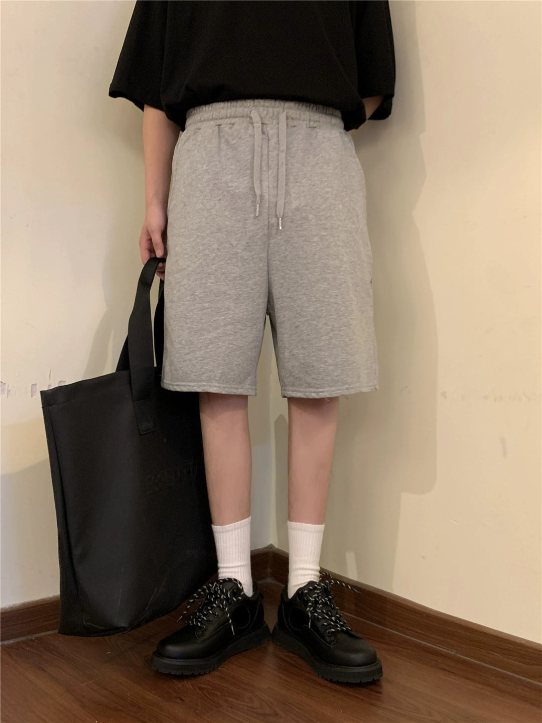 Nagawl Basic Drawstring Shorts