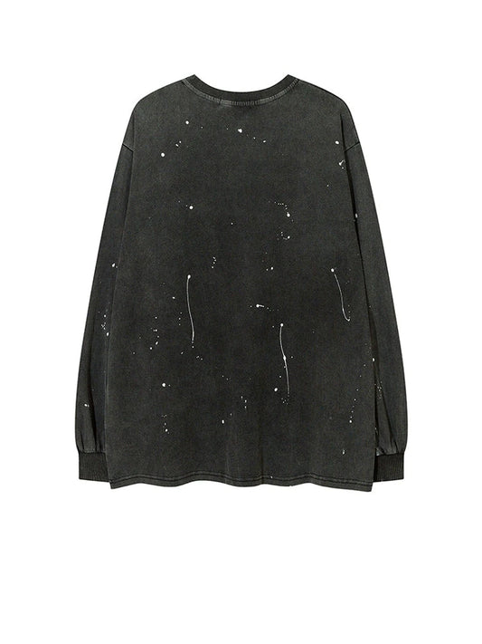 KKYES Paint Splash Sweater