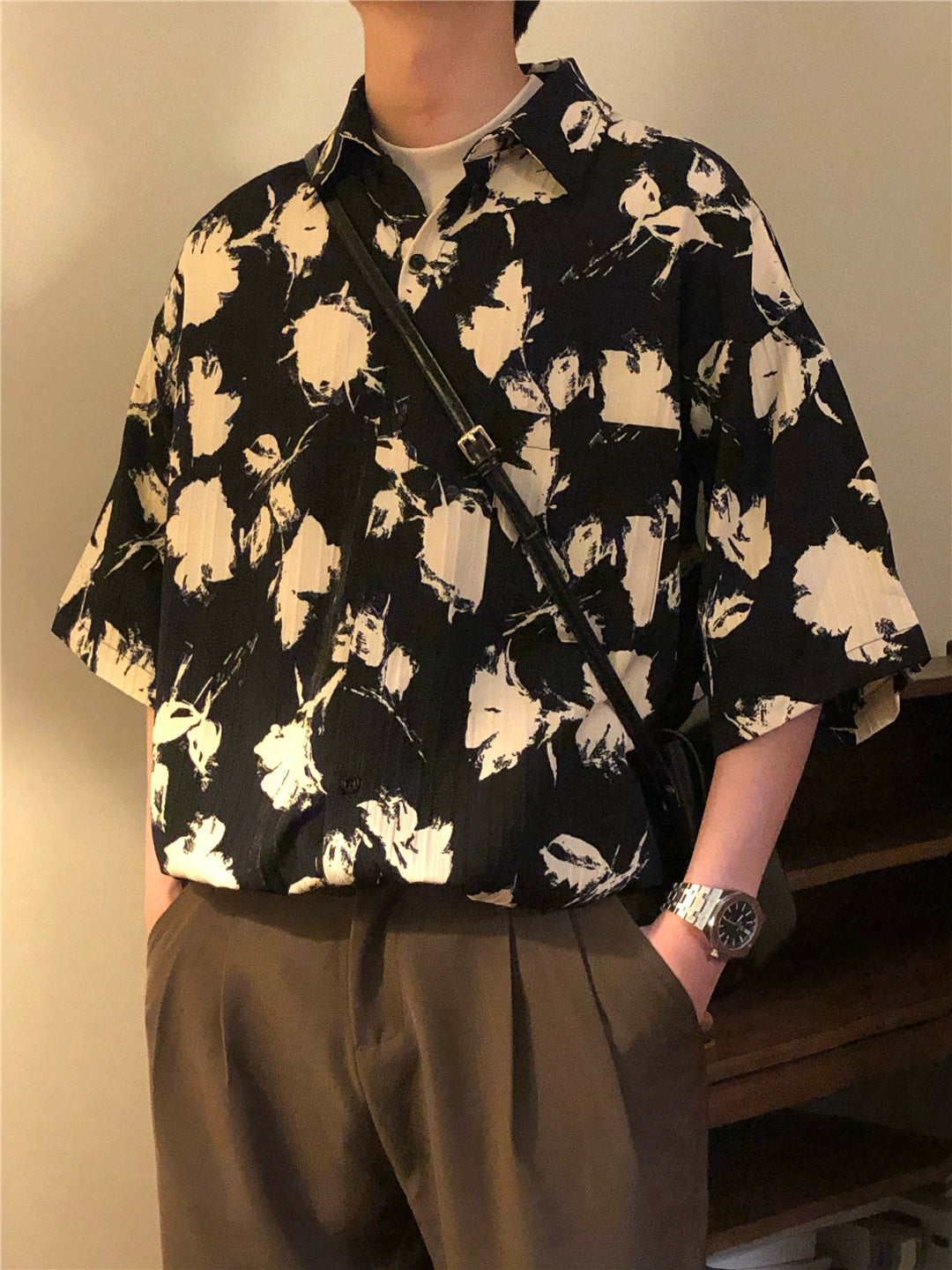 Nagawl Floral Splashes Shirt