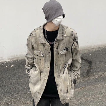Smokey Tie-Dye Denim Jacket