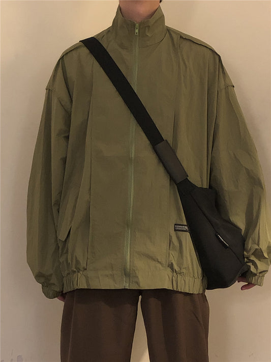 Nagawl Essential Windbreaker Color Jacket