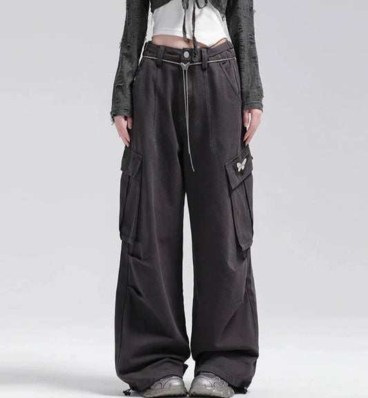 KKYES Butterfly Cargo Pants